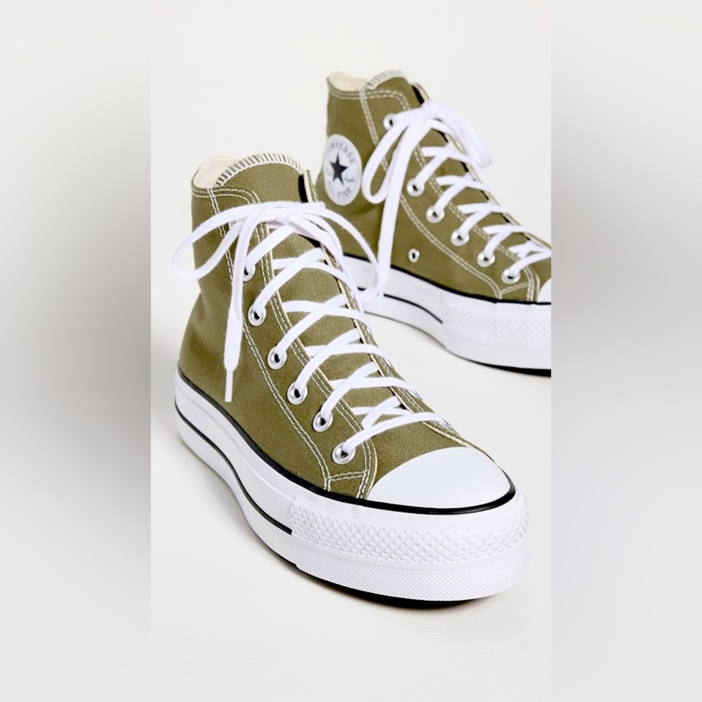 Olive green Converse